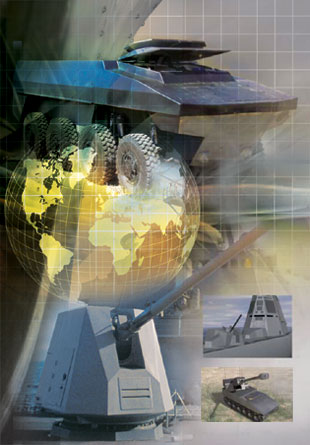 United Defense Industries collage