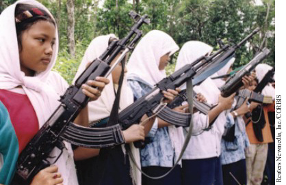 AK-47's in Aceh