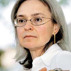 Murdered journalist Anna Politkovskaya