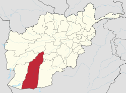 Helmand province locator map