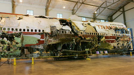 remains of Flight 800
