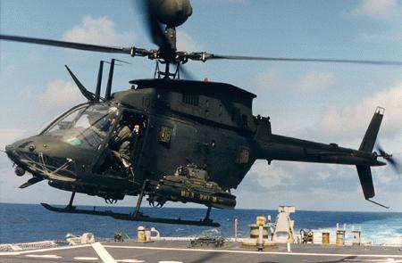 OH-58D Kiowa Warrior helicopter