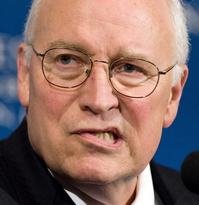 snarling Richard Cheney