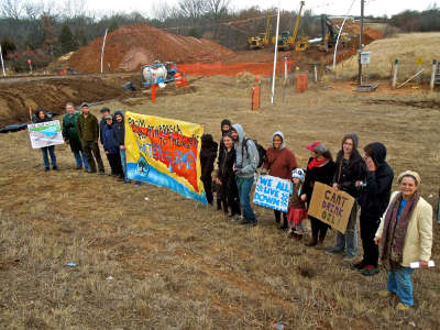 anti-tar sands protest