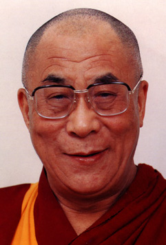 Tenzin Gyatso, the current Dalai Lama