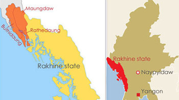 Rakhine map