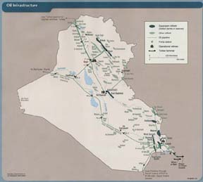 Iraq Oil Infrastructure Map